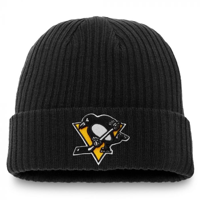 Fanatics Core Beanie Knit Pittsburgh Penguins Zwart