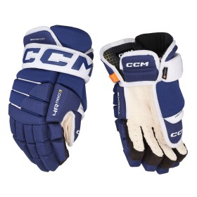 CCM 4Roll 3 Pro Gloves Royal/White
