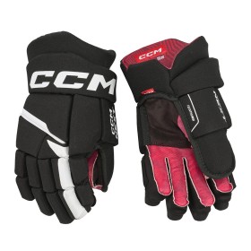 CCM NEXT Hockey Gloves SR Black/White 14"