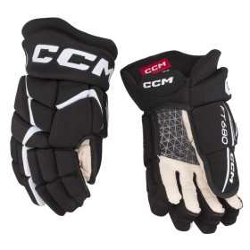 CCM Jetspeed FT680 Hockey Gloves JR Black/White 11"