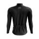 Bombtrack Achromatic Cycling Jersey Long Sleeve Black XL
