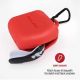 SafeJawz Premium Silicone Mouthguard Case Red
