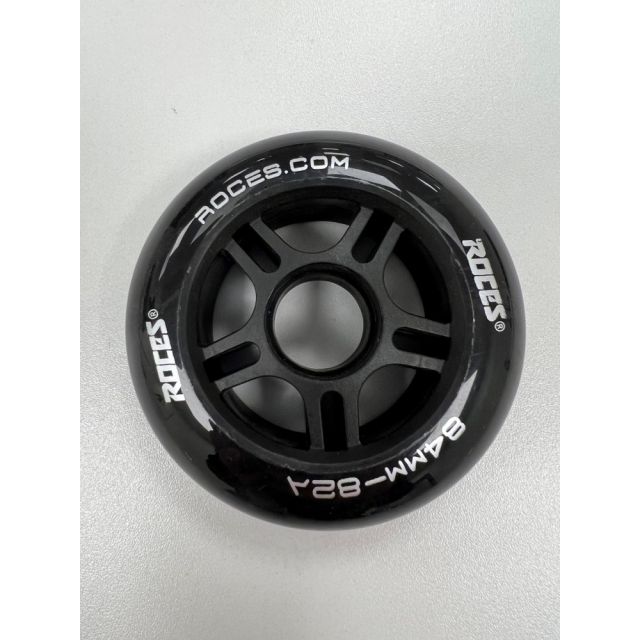 Roces Wheel 84mm-82A Black/White - 1 pc