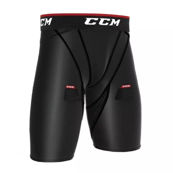 CCM Compression Short with Jock JR