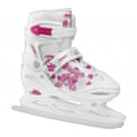 ROCES Jokey Ice 3.0 Adjustable Iceskates White/Pink 30-33