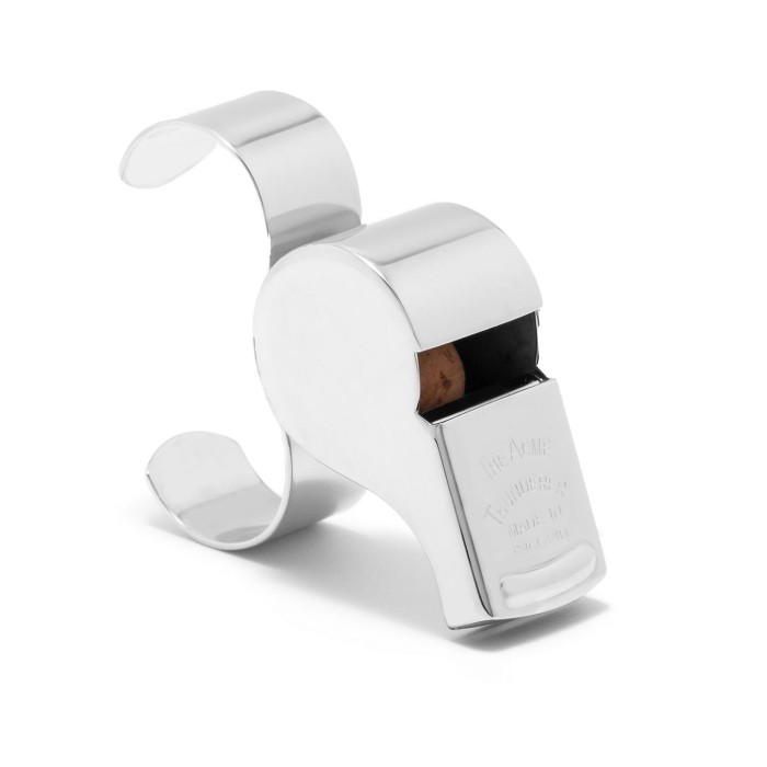 ACME Thunderer Referee Finger Whistle 58 Nickel Plated