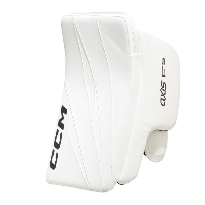 CCM Axis F5 Goalie Blocker JR Wit