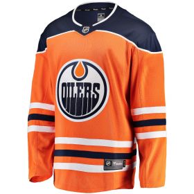Fanatics Breakaway Jersey Home Edmonton Oilers Orange