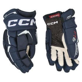 CCM Jetspeed FT6 Hockey Gloves SR Navy/White 15"