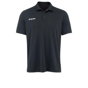 CCM Fitted Polo AD Black