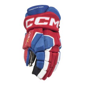 CCM AS-V Gloves JR Royal/Red/White 12"