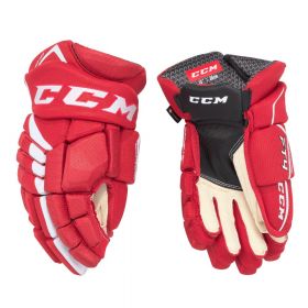 CCM JETSPEED FT4 Gloves SR Red/White 13"