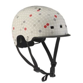 PLY Pop Plus Skate Helmet Grey Dots 55-58cm (M)