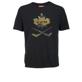 CCM CAMO S/S TEE SR Black 