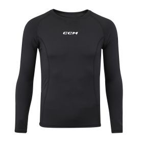 CCM Compression Long Sleeve Adult Black S - Outlet