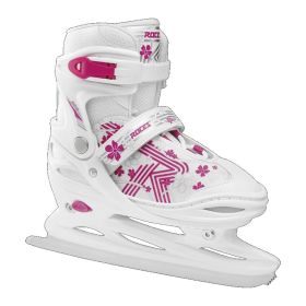 ROCES Jokey Ice 3.0 Adjustable Iceskates White/Pink 30-33