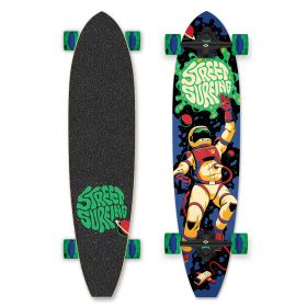 Street Surfing Cut Kicktail Longboard 36" Astronaut