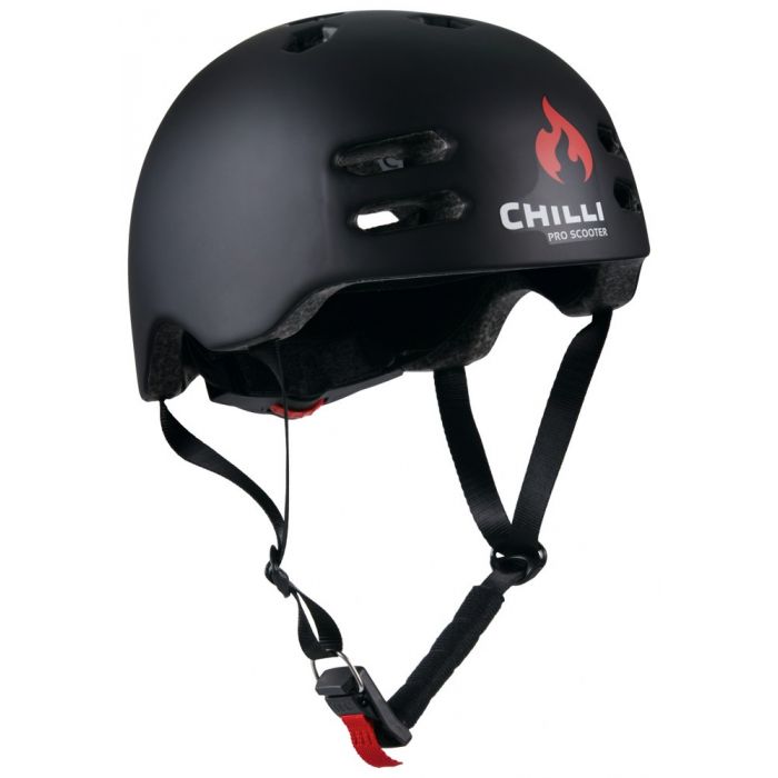 communicatie paus vacht Chilli Inmold Helm Zwart kopen? Officiële Chilli dealer.