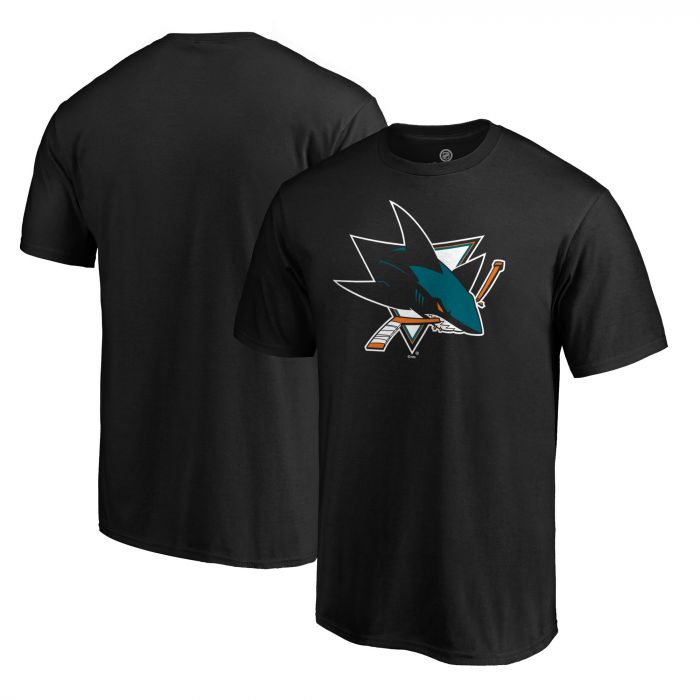 Fanatics Mid Essential T-Shirt san Jose Sharks Zwart
