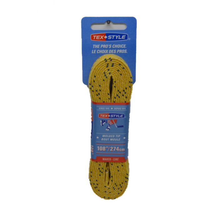 Texstyle Laces Yellow Molded Tip