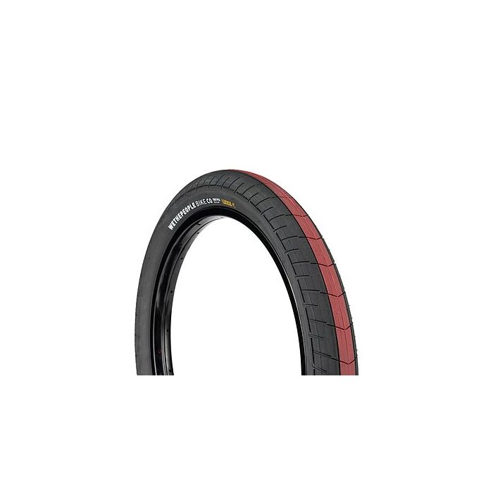 WeThePeople Activate BMX Tire Black/Red 20"x2.4" 100 PSI