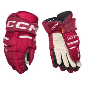 CCM Tacks XR Pro Gloves SR Red/White