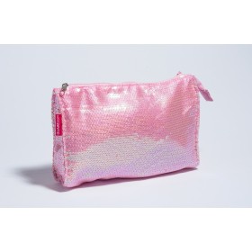 Guardog Cosmetic Bag in Pink Sequins