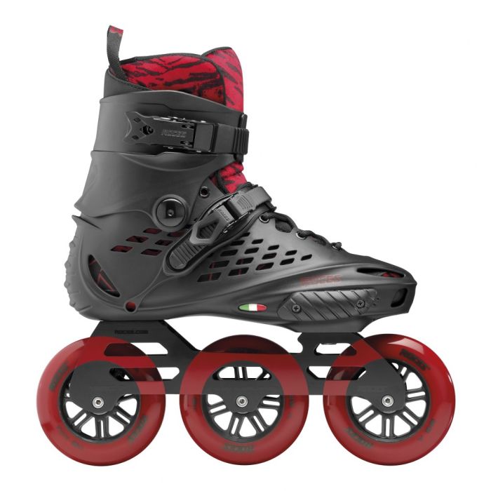 Roces - X35 TIF 3x110 - Savosin Skeelers - Zwart/Rood