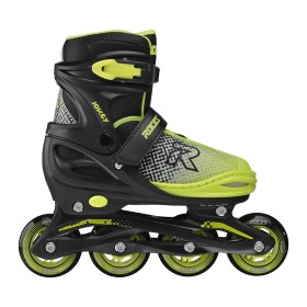 Roces - Jokey X Boy Verstelbare Skeelers - Kinderen - Zwart/Groen - 26-29
