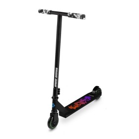 Street Surfing Trickster Stunt Scooter Black Gum 100mm
