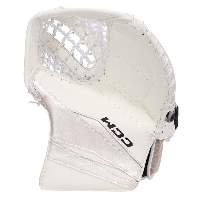 CCM Axis F5 Goalie Catcher JR White