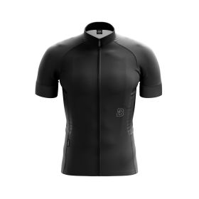 Bombtrack Achromatic Cycling Jersey Short Sleeve Black