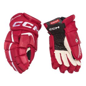 CCM Jetspeed FT6 Hockey Gloves SR Red/White 15"