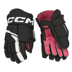 CCM NEXT Hockey Gloves YT Black/White 9"
