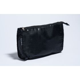 Guardog Cosmetic Bag in Black Sequins