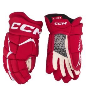 CCM Jetspeed FT680 Hockey Gloves SR Red/White 15"