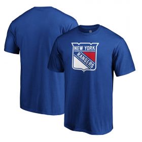 Fanatics Mid Essential T-Shirt New York Rangers Blauw