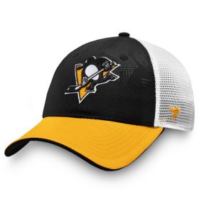 Fanatics Trucker Adjustable Cap Pittsburgh Penguins Zwart OS