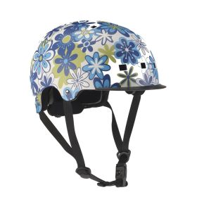 PLY Pop Plus Skate Helmet Blue Blossom
