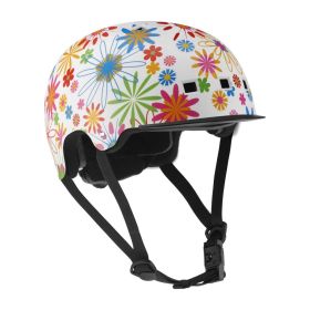 PLY Pop Plus Skate Helmet Multi Flower 