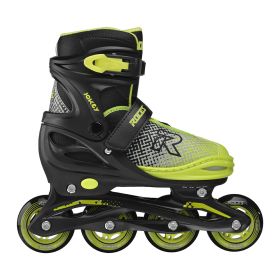 Roces - Jokey X Boy Verstelbare Skeelers - Kinderen - Zwart/Groen - 26-29