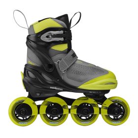 Roces - Moody X TIF Boy Verstelbare Skeelers - Kinderen - Grijs/Groen - 30-35