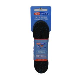 TEX STYLE Polyester Veters Zwart 274 Molded Tip