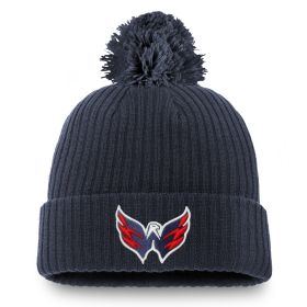 Fanatics Core Beanie w/Pom Knit Washington Capitals Navy OS
